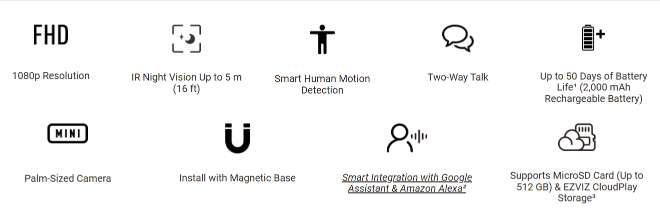 Ezviz CB2 4G Smart Home Battery Camera 2K - LebanTIK