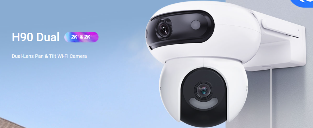 EZVIZ H90 Dual 2K+ Pan & Tilt Wi-Fi Camera - LebanTIK