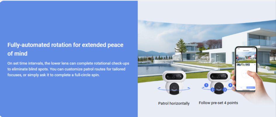 EZVIZ H90 Dual 2K+ Pan & Tilt Wi-Fi Camera - LebanTIK