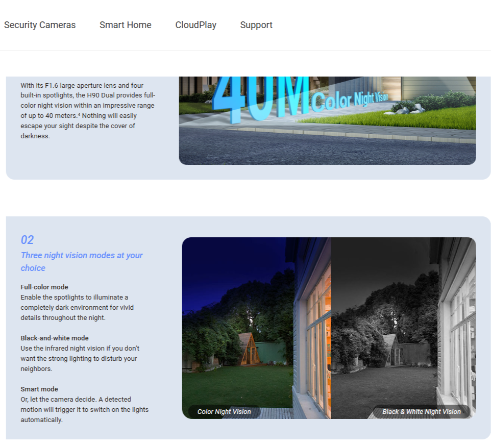 EZVIZ H90 Dual 2K+ Pan & Tilt Wi-Fi Camera - LebanTIK