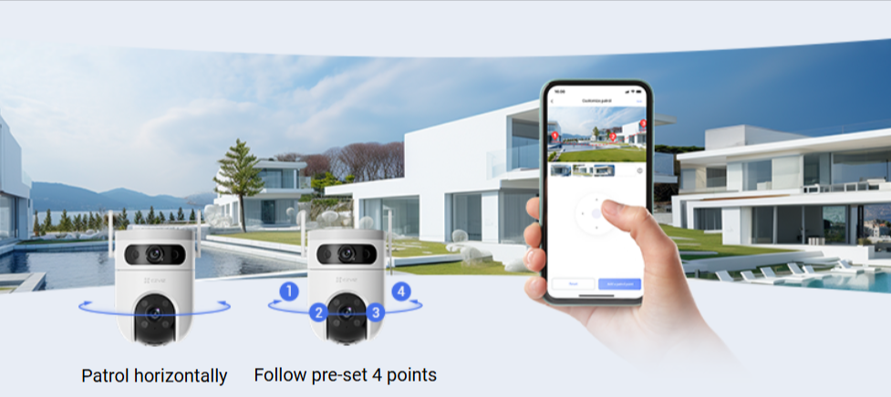 EZVIZ H9c 2K Dual-Lens Pan & Tilt Wi-Fi Camera - LebanTIK