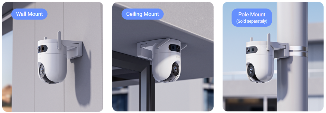 EZVIZ H9c 2K Dual-Lens Pan & Tilt Wi-Fi Camera - LebanTIK