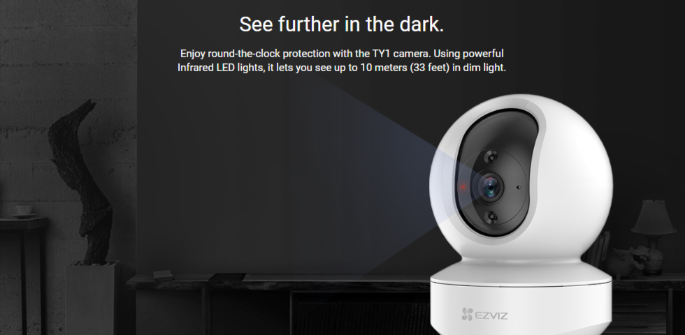 EZVIZ TY1 Smart Wi-Fi Pan & Tilt Camera - LebanTIK