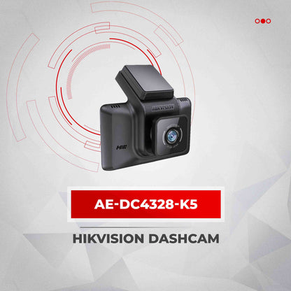 Hikvision AE-DC4328-K5 (2ch) Dual-Lens Dashboard Camera – Crystal-Clear Surveillance on the Go