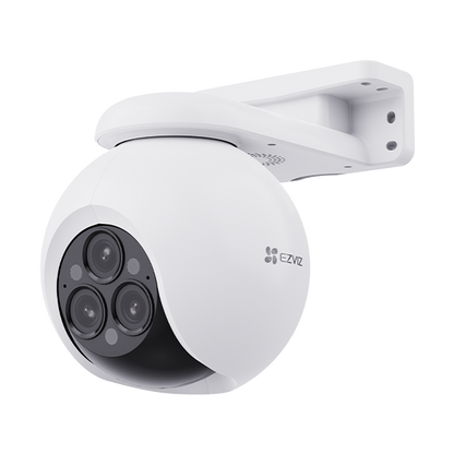 EZVIZ H80f Multi 2K⁺ Triple-Lens Outdoor PTZ Camera – 12× Zoom, AI Detection, Color Night Vision