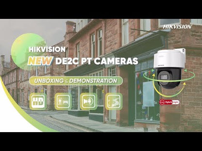 4 MP Fixed Outdoor Smart Hybrid-light PT Network Camera DS-2DE2C400MWG