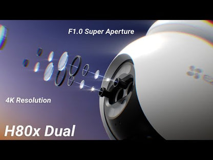 EZVIZ H80x Dual 4K Pan & Tilt Wi-Fi Camera